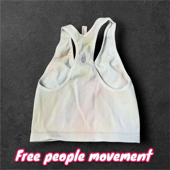 Preowned Free people movement workout crop top tank top watercolor - Small - Picture 5 of 7
